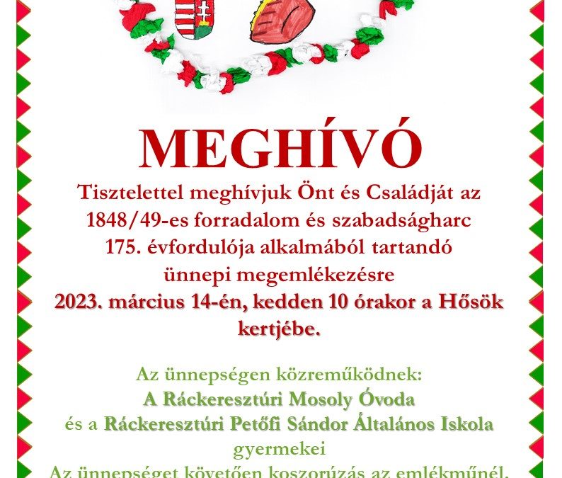 „Talpra, magyar! – megemlékezés