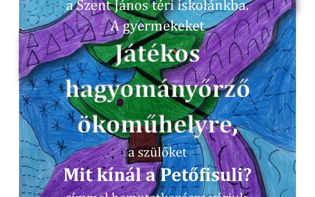 Iskolanyitogató 2. – Játékos hagyományőrző ökoműhely